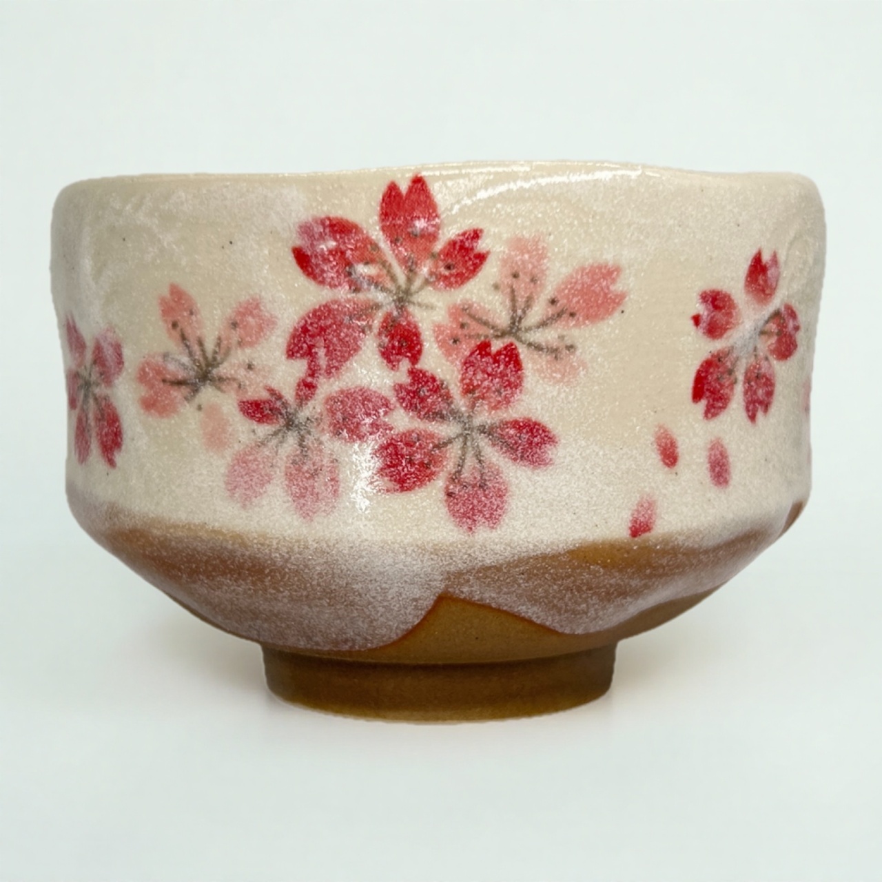 小茶碗　桜　【日本製】【茶道具】【豊窯】