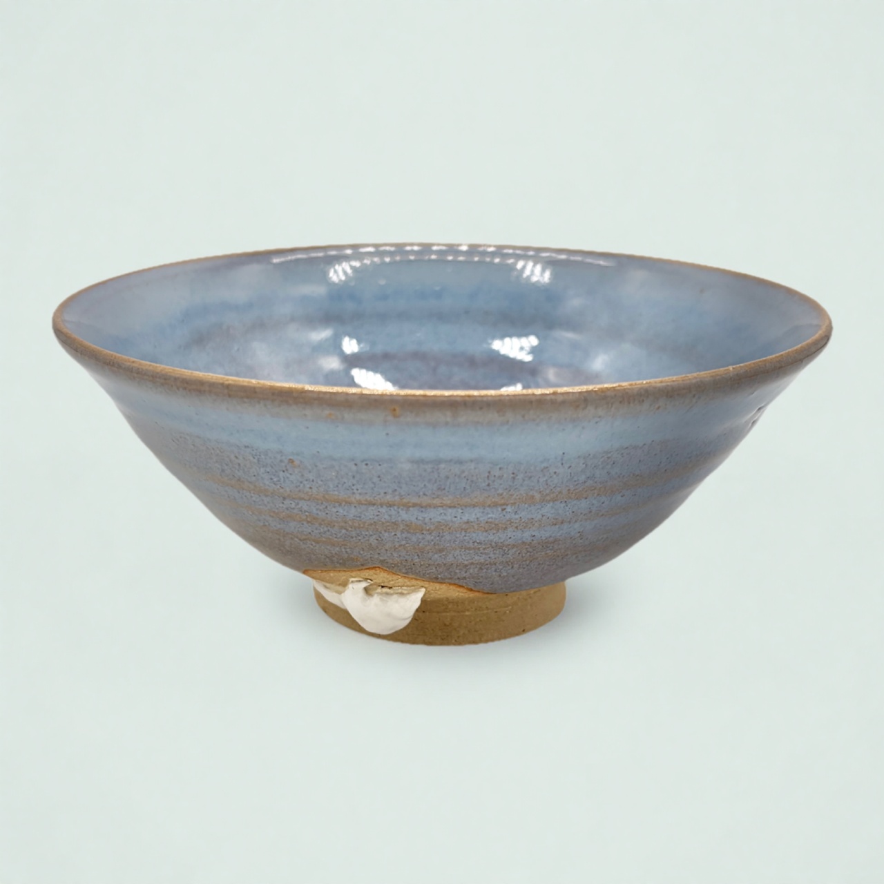 平茶碗 巻貝 抹茶碗 【日本製】【茶道具】【清水焼】【京焼】【平茶碗】